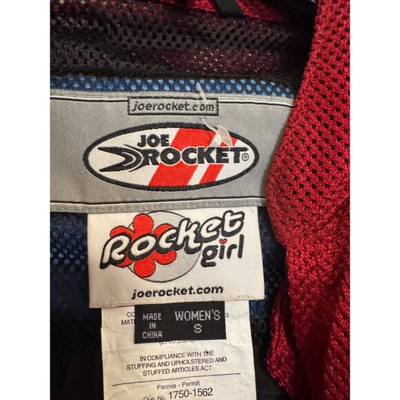 Joe Rocket Womens S Red Mesh Motorcycle Jacket With Armor - Picture 4 of 8